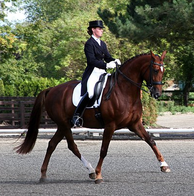 Nicki and Lily at 2010 Championships